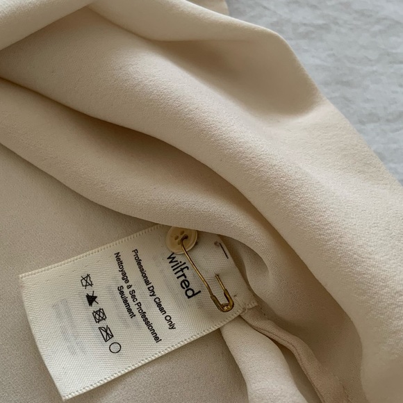 Wilfred Cream Silk Blouse - Picture 7 of 12